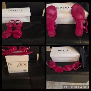 Jelly knotted with silver buckle designer sandal